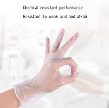 Load image into Gallery viewer, Dr.GreenPanda, Medium, Clear Vinyl Gloves, PVC Disposable Bulk Food Safe, Latex &amp; Powder Free, Texture Smooth, Non Sterile (Case of 1000 | Box of 100)
