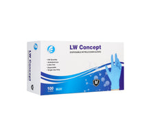 Load image into Gallery viewer, LW Concept Nitrile Blue Gloves - Latex-Free &amp; Powder-Free - (Case of 1,000)
