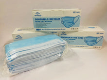 Load image into Gallery viewer, Intco Disposable Face Mask, Blue, Non-Medical Use, One Case of 40 Boxes, 50PC/Box
