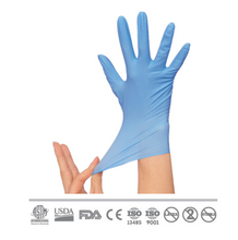 Load image into Gallery viewer, Diamond Gloves IF35 Exam Powder Free Blue Nitrile (Case of 1000 / Box of 100)
