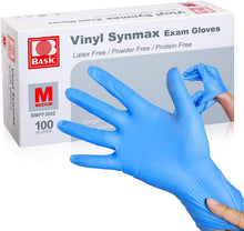 Load image into Gallery viewer, Synmax Vinyl Exam Gloves - Latex-Free &amp; Powder-Free - (Case of 1,000)
